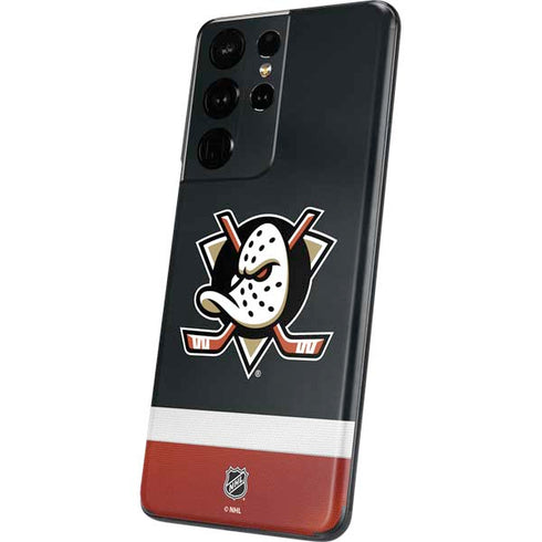 NHL Anaheim Ducks Jersey Galaxy S21 Ultra 5G Skin
